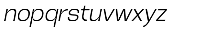 Heuvel Grotesk Light Italic Font LOWERCASE