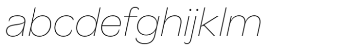 Heveria Hairline Italic FONT