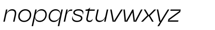 Heveria Light Italic Font LOWERCASE