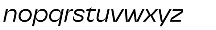 Heveria Regular Italic Font LOWERCASE