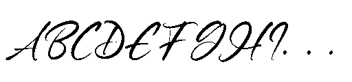 Hevling Justien  Regular Font UPPERCASE
