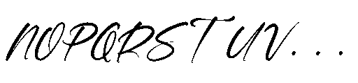 Hevling Justien  Regular Font UPPERCASE