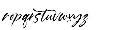 Hevling Justien  Regular Font LOWERCASE