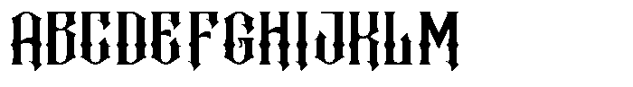 Hewina Font UPPERCASE