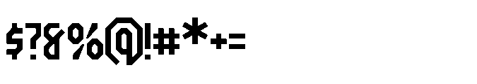 Hexa Brave Font OTHER CHARS