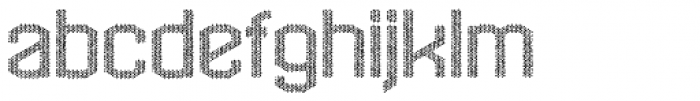 Hexadot Light Silver Chaotic Font LOWERCASE