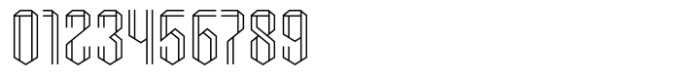 Hexagreat Outline Font OTHER CHARS
