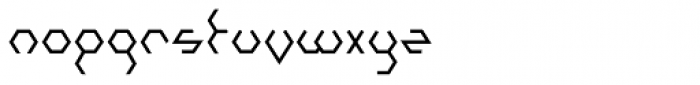 Hexatype Bold Font LOWERCASE