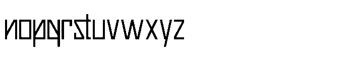 Hexazor Font LOWERCASE