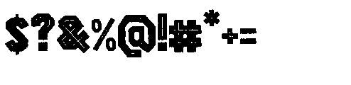 Hexen Craft Hollow Regular Font OTHER CHARS