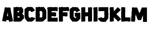 Hexen Craft Regular Font UPPERCASE