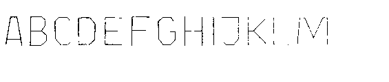 Hexen Craft Thin Regular Font UPPERCASE