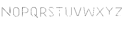Hexen Craft Thin Regular Font LOWERCASE