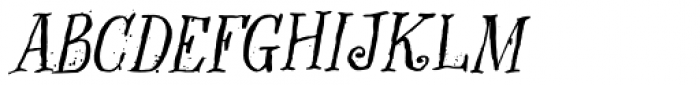 Hexenhammer Italic Font UPPERCASE