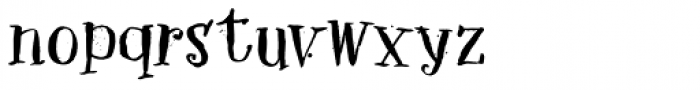 Hexenhammer Regular Font LOWERCASE