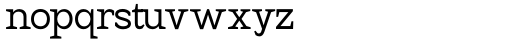 Hexi Regular Font LOWERCASE