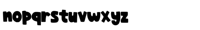 Hey Bold Comic Font LOWERCASE