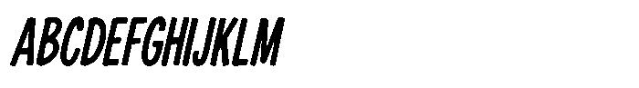 Hey Chuck Chuck Regular Italic Font UPPERCASE