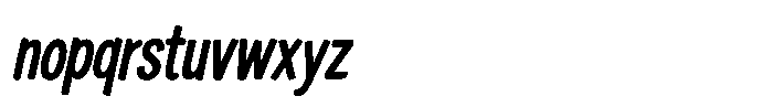 Hey Chuck Chuck Regular Italic Font LOWERCASE