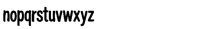 Hey Chuck Regular Font LOWERCASE