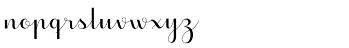 Heydan Script Font LOWERCASE