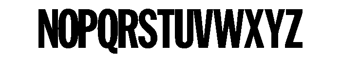 HEXFranklinv02Tyght ExtraCondensedExtrabold Instance Font UPPERCASE