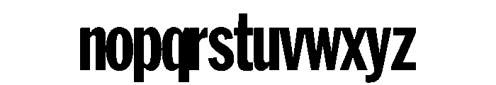 HEXFranklinv02Tyght ExtraCondensedExtrabold Instance Font LOWERCASE