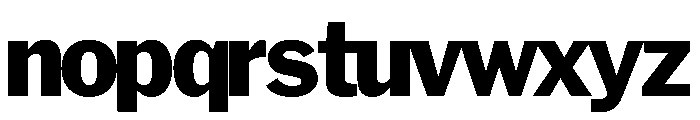 HEXFranklinv02Tyght Extrabold Instance Font LOWERCASE