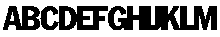 HEXFranklinv02Tyght NarrowExtrabold Instance Font UPPERCASE