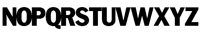 HEXFranklinv02Tyght NarrowExtrabold Instance Font UPPERCASE