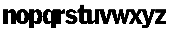 HEXFranklinv02Tyght NarrowExtrabold Instance Font LOWERCASE