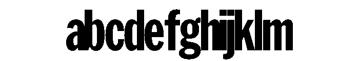 HEXFranklinv02Tyght NotTouchingExtraCondensedExtrabold Instance FONT