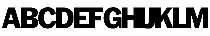 HEXFranklinv02Tyght NotTouchingExtrabold Instance Font UPPERCASE