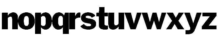 HEXFranklinv02Tyght NotTouchingExtrabold Instance Font LOWERCASE