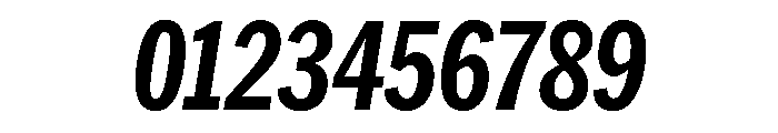 HEXFranklinv03 CondensedBoldItalic Instance Font OTHER CHARS