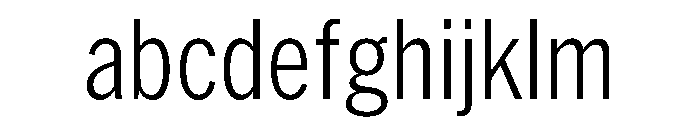 HEXFranklinv03 CondensedLight Instance FONT