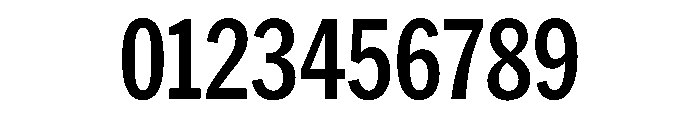 HEXFranklinv03 CondensedSemibold Instance Font OTHER CHARS