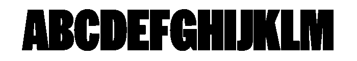 HEXFranklinv03 CondensedUltra Instance Font UPPERCASE
