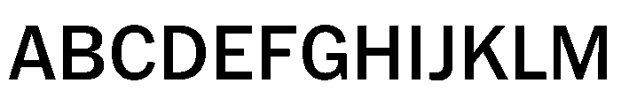 HEXFranklinv03 Medium Instance Font UPPERCASE