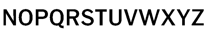 HEXFranklinv03 Medium Instance Font UPPERCASE