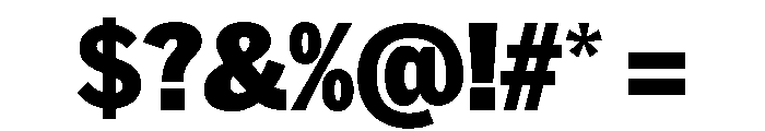 HEXFranklinv03 NarrowBlack Instance Font OTHER CHARS