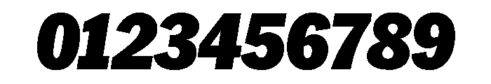 HEXFranklinv03 NarrowBlackItalic Instance Font OTHER CHARS