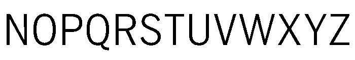 HEXFranklinv03 NarrowLight Instance Font UPPERCASE