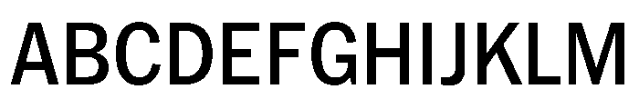 HEXFranklinv03 NarrowMedium Instance Font UPPERCASE