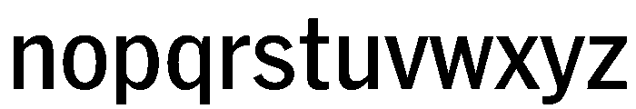 HEXFranklinv03 NarrowMedium Instance Font LOWERCASE