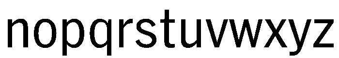 HEXFranklinv03 NarrowRegular Instance Font LOWERCASE