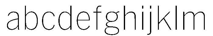HEXFranklinv03 NarrowThin Instance FONT