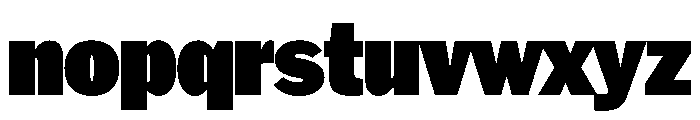 HEXFranklinv03 NarrowUltra Instance Font LOWERCASE