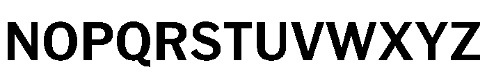 HEXFranklinv03 Semibold Instance Font UPPERCASE
