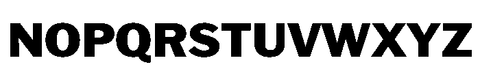 HEXFranklinv03 SemiwideExtrabold Instance Font UPPERCASE